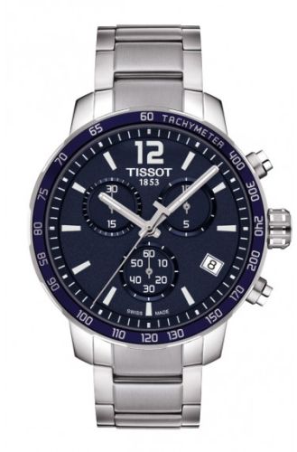 Tissot Quickster Chronograph Stainless Steel / Blue / Bracelet